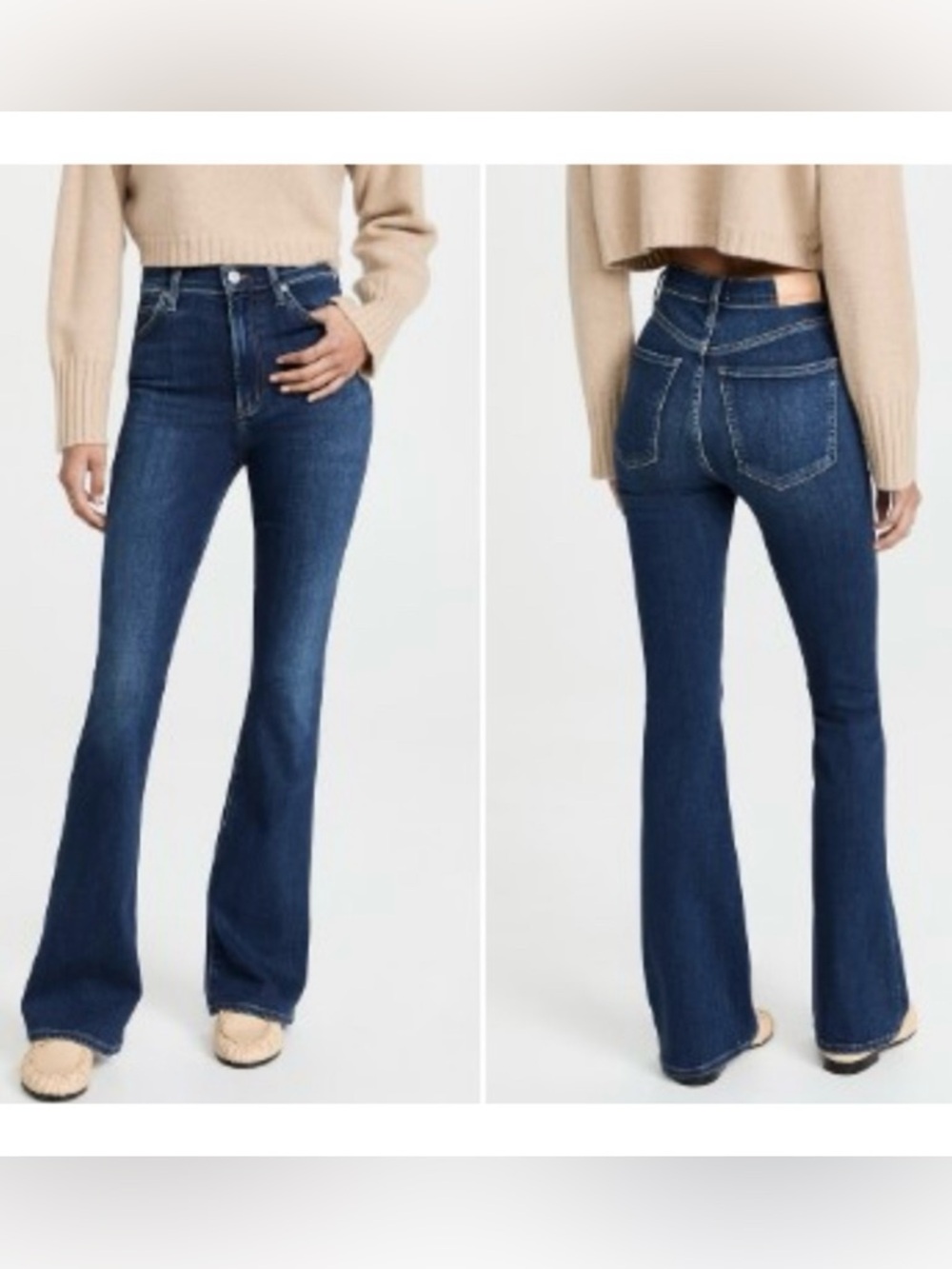 Citizens Of Humanity Lilah Blue High-Rise Flared Jeans